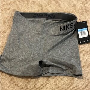 Nike Gray Pro Shorts